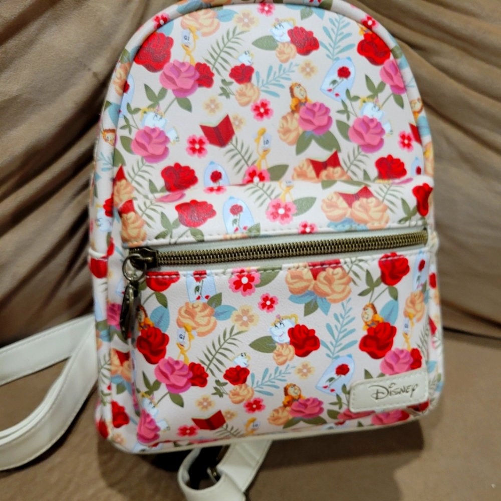 Beauty and the beast mini backpack